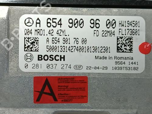 Engine control unit (ECU) MERCEDES-BENZ CLA (C118) CLA 200 d (118.312) | BP25885432M57 
