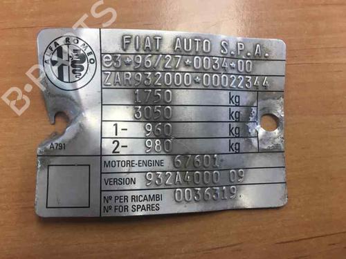 Używane części ALFA ROMEO 156 (932_) 2.0 16V T.SPARK (932A2) (155 hp) 4278193