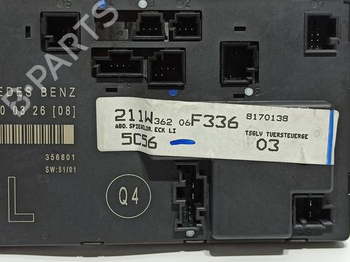 Comfort control module MERCEDES-BENZ E-CLASS (W211) E 320 CDI (211.026) | BP11747724M56 