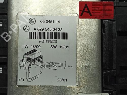 Fuse box MERCEDES-BENZ S-CLASS (W220) S 320 CDI (220.026, 220.126) | BP13022568E1 