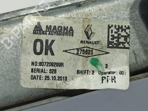Front right window mechanism DACIA SANDERO II 1.5 dCi 75 / Blue dCi 75 (B8JW, B8M4, B8AH, B8M7, B8M6) | BP19138471C23