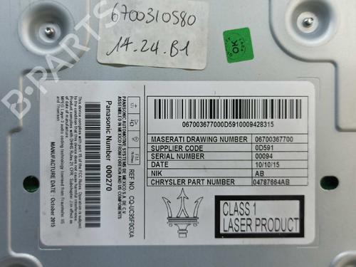 Radio MASERATI GHIBLI III (M157) 3.0 S Q4 | BP8952921E6 