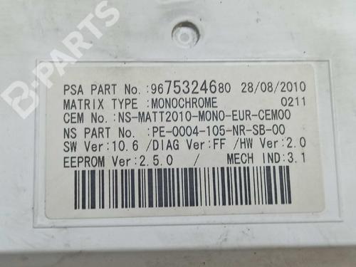 Instrument cluster PEUGEOT 508 I (8D_) 2.0 HDi | BP9417147C47 