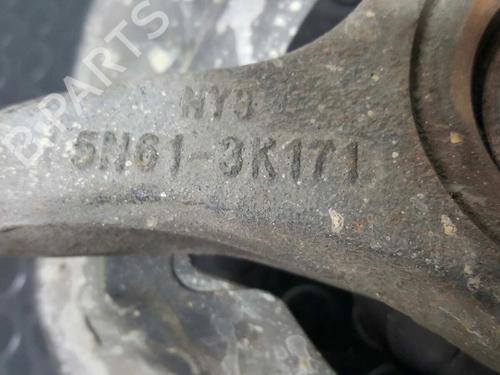 Left front steering knuckle MAZDA 3 Saloon (BK) 1.6 DI Turbo (BK12Y) | BP2754506M25 