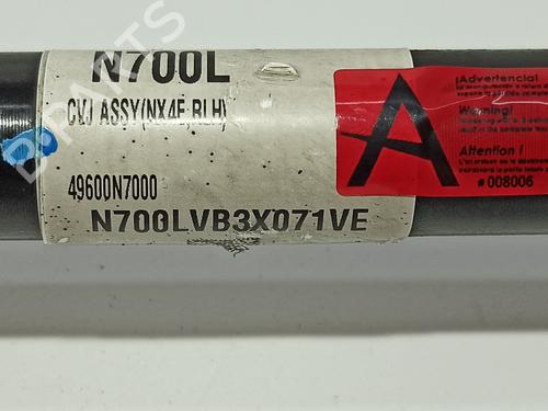 Left rear driveshaft HYUNDAI TUCSON (TL, TLE) 1.6 CRDi hybrid 48V | BP20507316M40
