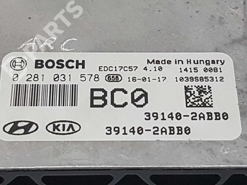 Engine control unit (ECU) HYUNDAI TUCSON (TL, TLE) 1.7 CRDi | BP8198456M57 