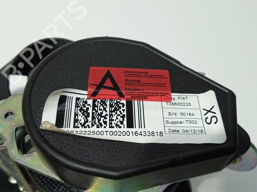 Front left seatbelt FIAT FIORINO Box Body/MPV (225_) 1.4 Natural Power (225BXC1A, 225AXC1A) | BP29848305I26