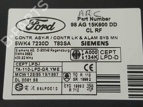 Electronic module FORD FOCUS I (DAW, DBW) 1.6 16V | BP7783072M83