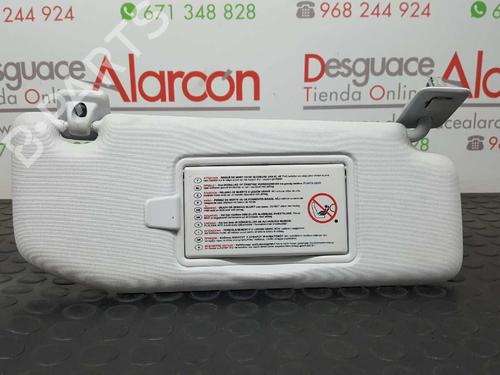 Right sun visor PEUGEOT 208 I (CA_, CC_) 1.6 HDi | BP2750896I2