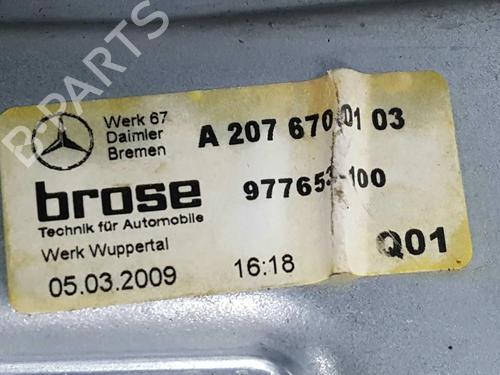 Rear left window mechanism MERCEDES-BENZ E-CLASS Coupe (C207) E 350 CDI (207.322) | BP5943344C24
