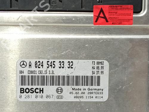 Computer motormanagement MERCEDES-BENZ S-CLASS (W220, V220) S 320 CDI (220.026, 220.126) | BP17906440M57