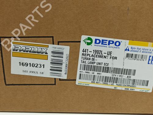 Used Left taillight VW TOURAN (1T1, 1T2) 2.0 TDI 16V (140 hp) 27977519