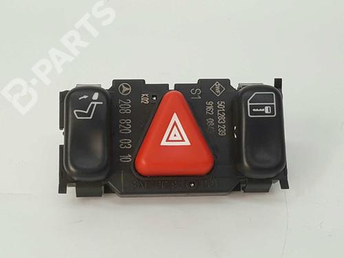 Used Warning switch MERCEDES-BENZ CLK (C208) CLK 230 Kompressor (208.347) (193 hp) 8363725