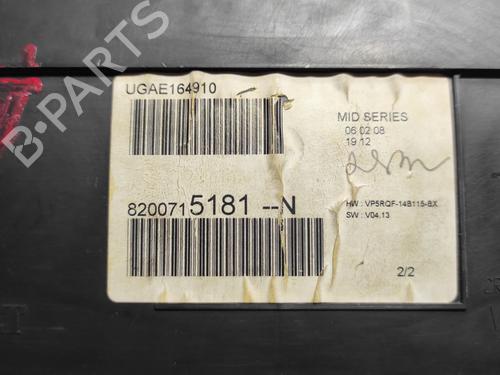 Instrument cluster RENAULT CLIO III (BR0/1, CR0/1) 1.2 16V (BR02, BR0J, BR11, CR02, CR0J, CR11) | BP16867114C47 