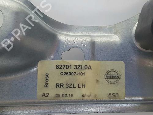 Rear left window mechanism NISSAN PULSAR Hatchback (C13) 1.5 dCi | BP8395651C24