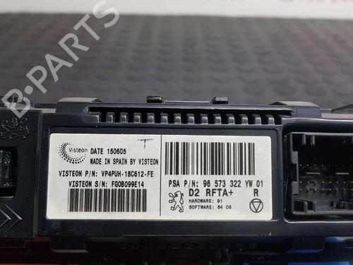 Climate control PEUGEOT 407 (6D_) 2.0 HDi 135 (6DRHRH, 6DRHRE, 6DRHRG, 6DRHRJ) | BP2738196I5