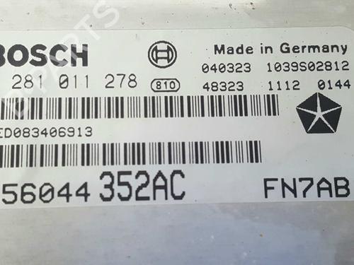 Engine control unit (ECU) JEEP CHEROKEE (KJ) 2.5 CRD 4x4 | BP5828871M57 