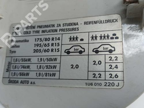 Fuel flap SKODA OCTAVIA I (1U2) 1.9 TDI | BP8002680C131 