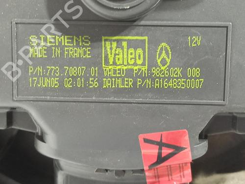 Heater blower motor MERCEDES-BENZ M-CLASS (W164) ML 320 CDI 4-matic (164.122) | BP25731270M62 