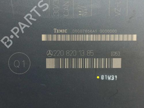 Elektronisk modul MERCEDES-BENZ S-CLASS (W220, V220) S 320 CDI (220.026, 220.126) | BP9370239M83