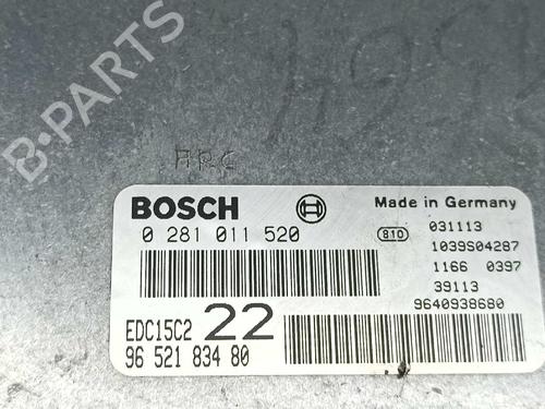 Engine control unit (ECU) PEUGEOT 406 (8B)  | BP7647054M57 