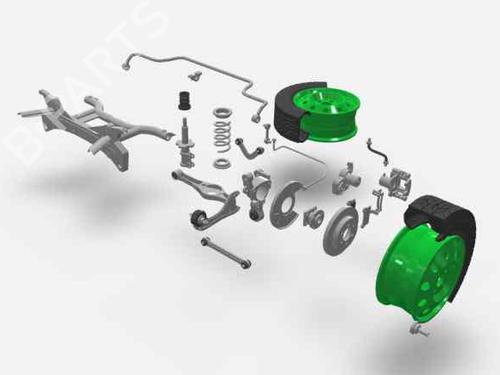 Rear axle HONDA CIVIC X Hatchback (FC_, FK_) 1.5 VTEC (FK7) 50300TBAA01