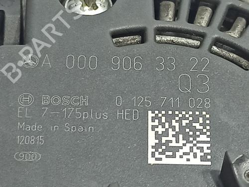 Alternator MERCEDES-BENZ B-CLASS Sports Tourer (W246, W242) B 200 CDI (246.201) | BP10697813M7 