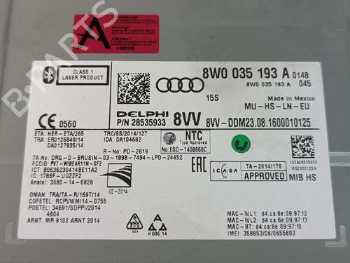 Electronic module AUDI Q5 (FYB, FYG)  | BP10630160M83 