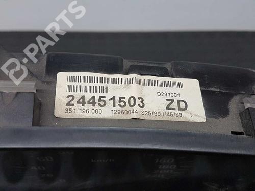 Instrument cluster OPEL ASTRA G Hatchback (T98) 1.6 16V (F08, F48) | BP2746430C47 
