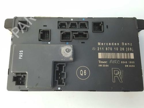 Used Comfort control module Comfort control module MERCEDES-BENZ E-CLASS (W211) E 280 CDI (211.020) (190 hp) 7883852 7883852