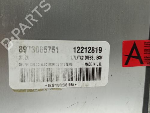 Engine control unit (ECU) OPEL ASTRA G Hatchback (T98) 1.7 DTI 16V (F08, F48) | BP25907719M57 