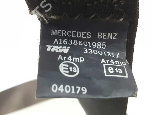 Rear left seatbelt MERCEDES-BENZ M-CLASS (W163) ML 270 CDI (163.113) | BP6630133I29 