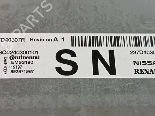 Engine control unit (ECU) RENAULT ZOE (BFM_) | BP11528077M57