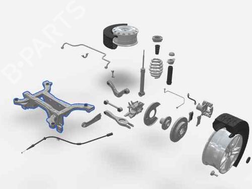 Rear axle HONDA CR-V V (RW_, RT_) 2.0 e-CVT Hybrid (RT5) 50300TLBA02