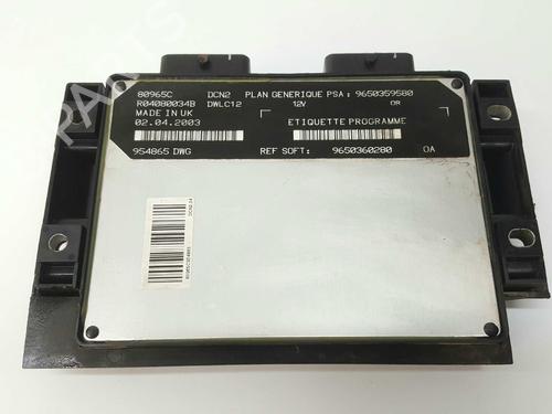 Used Engine control unit (ECU) CITROËN BERLINGO / BERLINGO FIRST MPV (MF_, GJK_, GFK_) 1.9 D (MFDJY) (68 hp) 6041462
