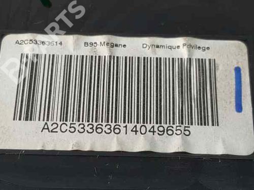 Instrument cluster RENAULT MEGANE III Hatchback (BZ0/1_, B3_) 2.0 dCi (BZ0Y) | BP5860668C47 
