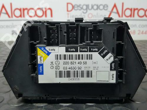 Comfort control module MERCEDES-BENZ S-CLASS (W220) S 320 CDI (220.026, 220.126) | BP2734384M56 