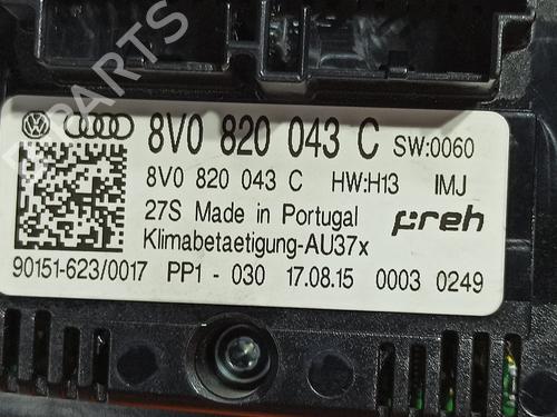 Climate control AUDI A3 (8V1, 8VK) 1.6 TDI | BP23198325I5