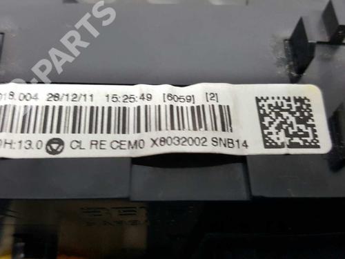 Climate control CITROËN C3 II (SC_) 1.4 HDi 70 (SC8HZC, SC8HR0, SC8HP4) | BP2758073I5 