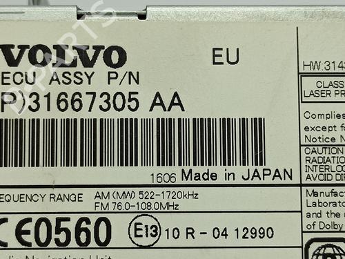 Electronic module VOLVO V40 Hatchback (525)  | BP18837558M83 