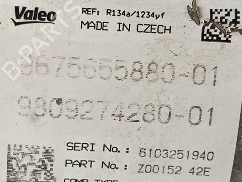 AC compressor PEUGEOT 308 II (LB_, LP_, LW_, LH_, L3_) 1.6 BlueHDi 120 | BP10521637M34