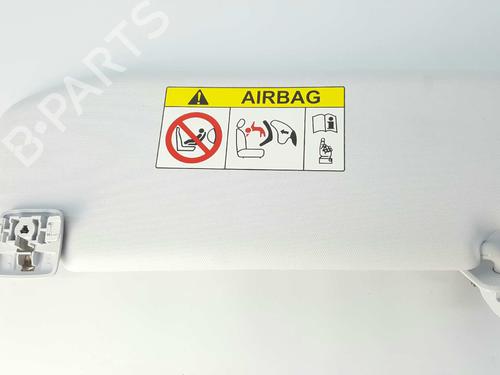 Right sun visor PEUGEOT 2008 I (CU_) 1.6 HDi | BP6510636I2 