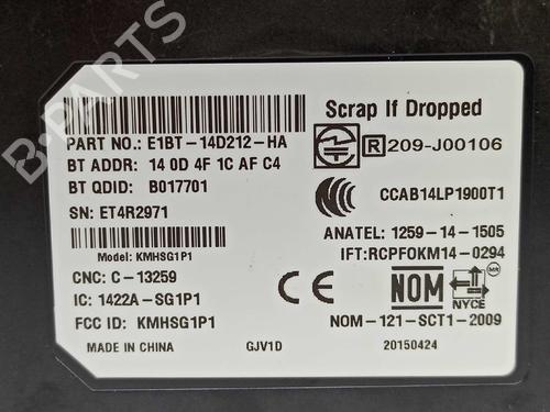 Electronic module FORD FOCUS III 1.6 TDCi | BP10000428M83