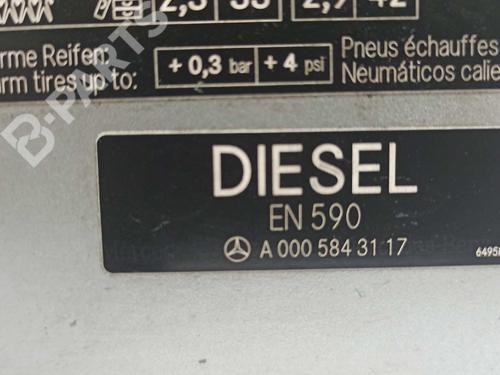 Klapa wlewu paliwa MERCEDES-BENZ C-CLASS Coupe (CL203) C 220 CDI (203.708) | BP7559583C131 