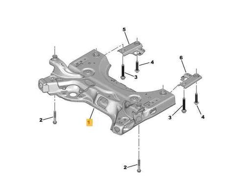 Used Subframe Subframe PEUGEOT EXPERT Van (V_) 1.6 BlueHDi 115 (115 hp) 29263901 29263901