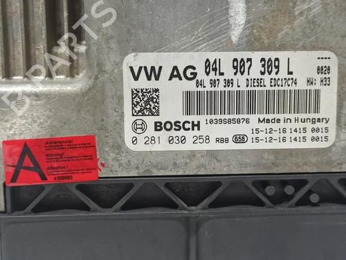 Engine control unit (ECU) AUDI A4 B9 Avant (8W5, 8WD) 2.0 TDI | BP19578959M57 