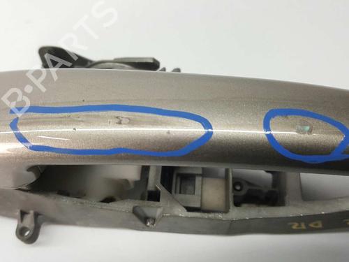 Front right exterior door handle PEUGEOT 3008 I MPV (0U_) 1.6 HDi | BP2758379C129 