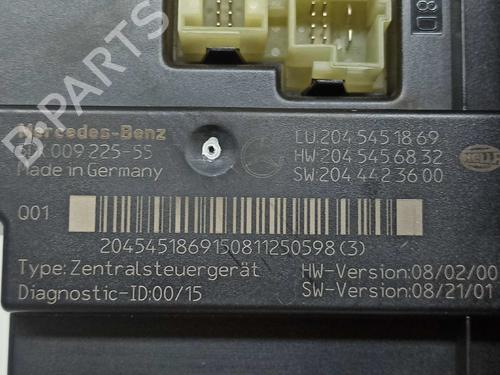 Fuse box MERCEDES-BENZ C-CLASS T-Model (S204) C 200 CDI (204.207) | BP11388411E1