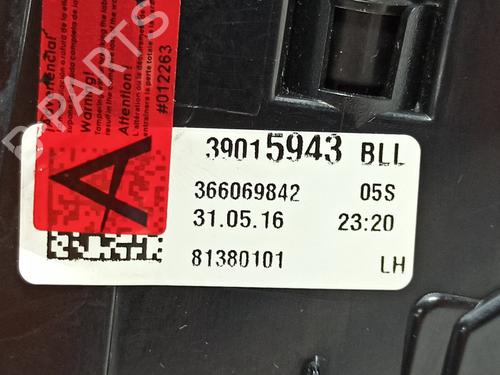 Left taillight OPEL ASTRA K (B16) 1.6 CDTi (68) | BP17461452C34 
