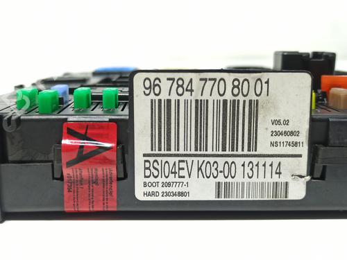 Fuse box PEUGEOT PARTNER Tepee  | BP31828905E1 